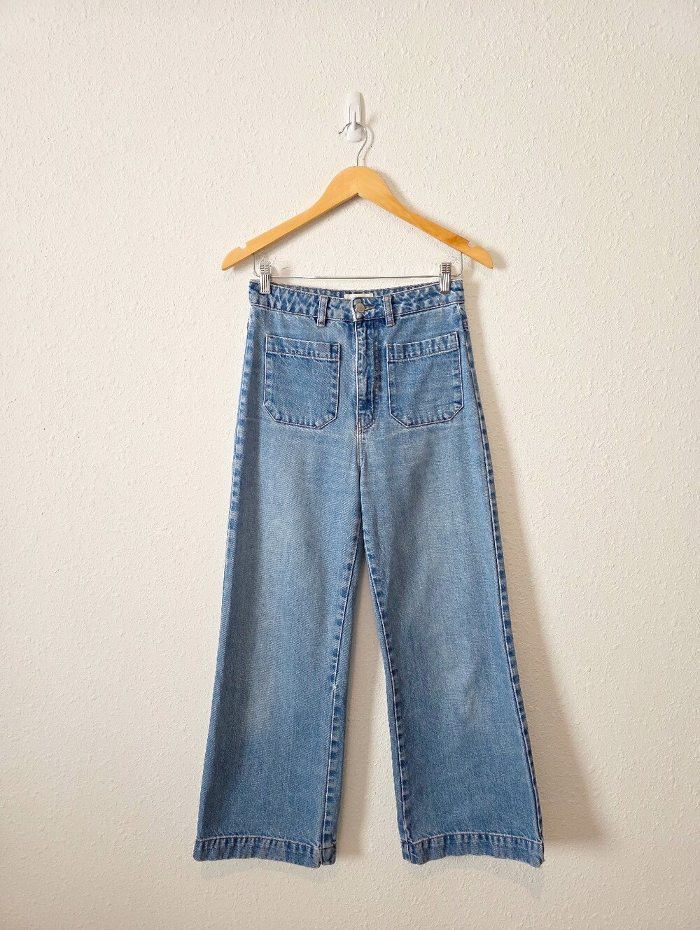Rollas High Rise Wide Leg Sailor Jeans 27